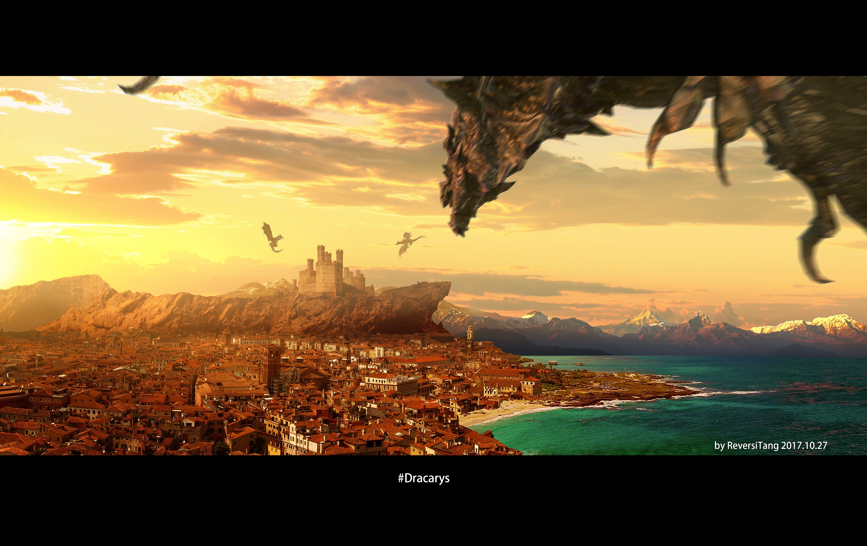 唐智临_mattepainting_dracarys