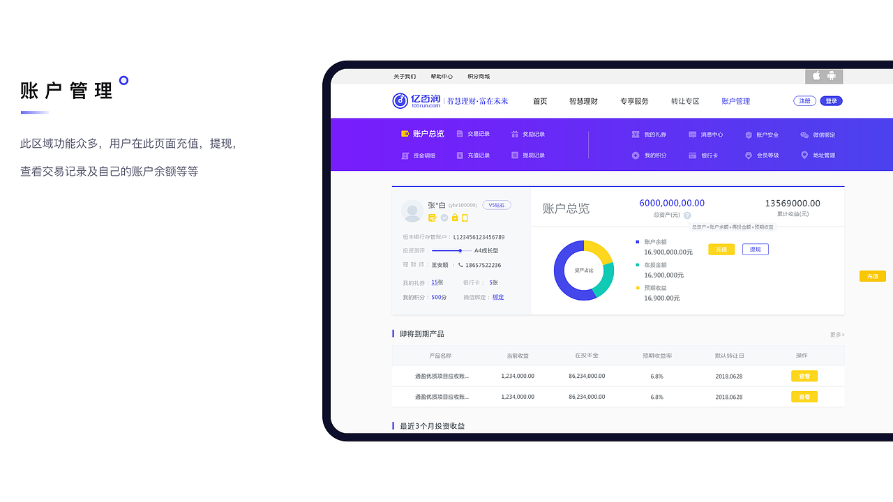 智能投资 web design（图ZMTk4MTAxOTUy） - 企业官网 - 站酷设计师乐筘设计原创素材 - 站酷ZCOOL