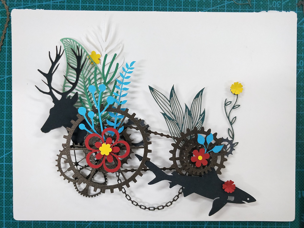 拼搭小纸雕（图ZMjIzMjA3ODI4） - 其他手工艺 - 站酷设计师尹利帅纸艺师原创素材 - 站酷ZCOOL