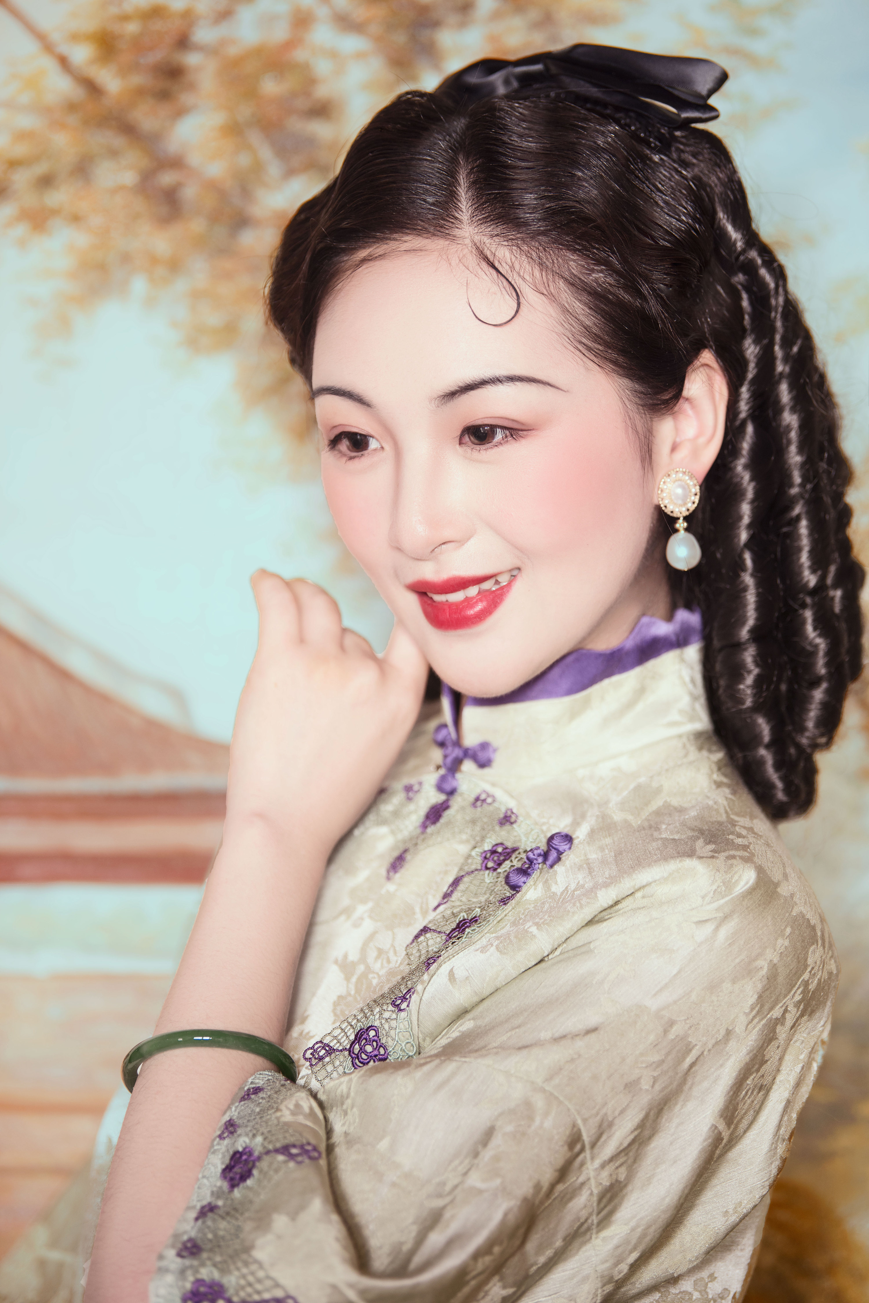 民国老画报|摄影|人像摄影|谷子旗袍照相 - 原创作品 - 站酷 (zcool)