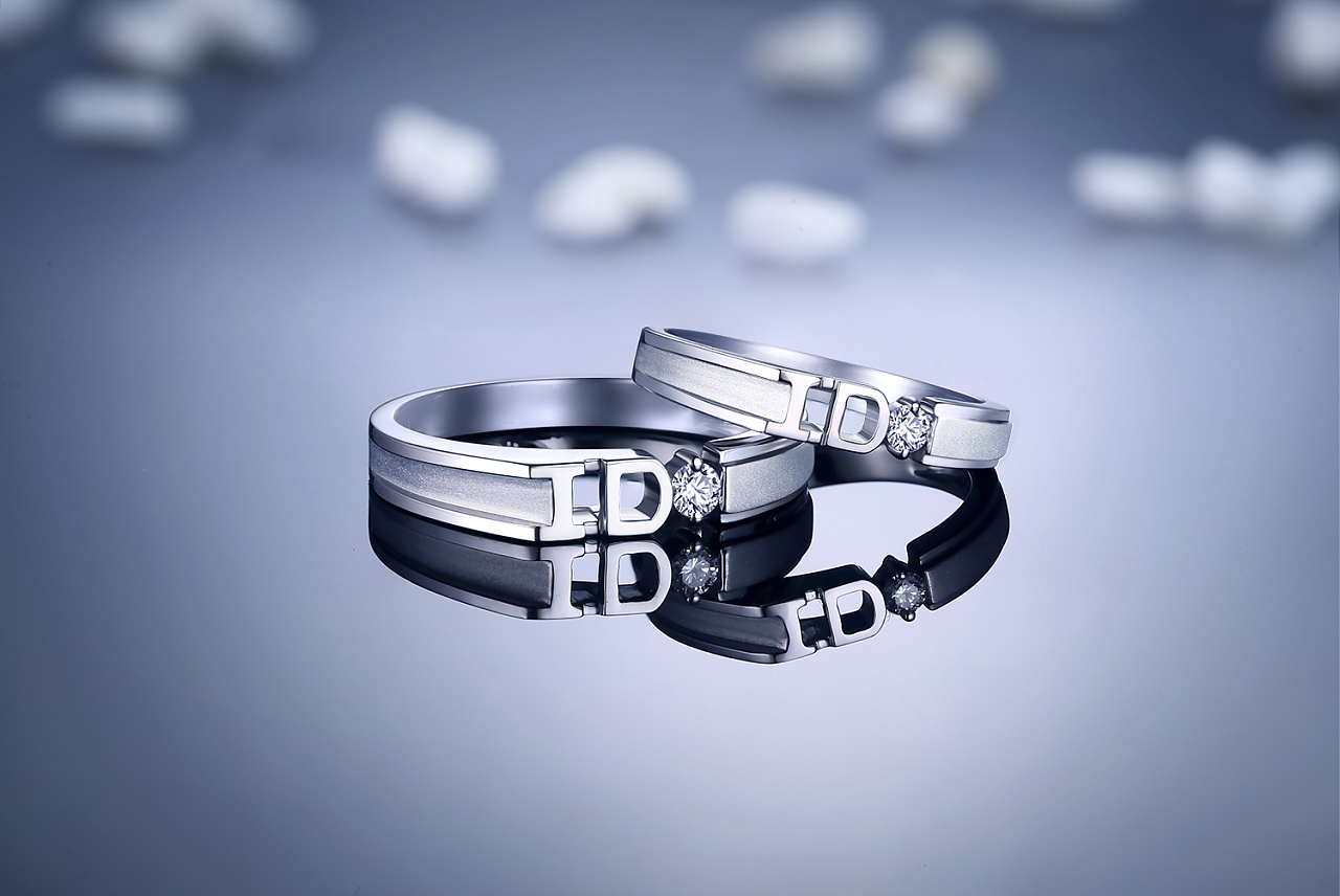 情侣对戒摄影珠宝摄影产品摄影试拍拍摄