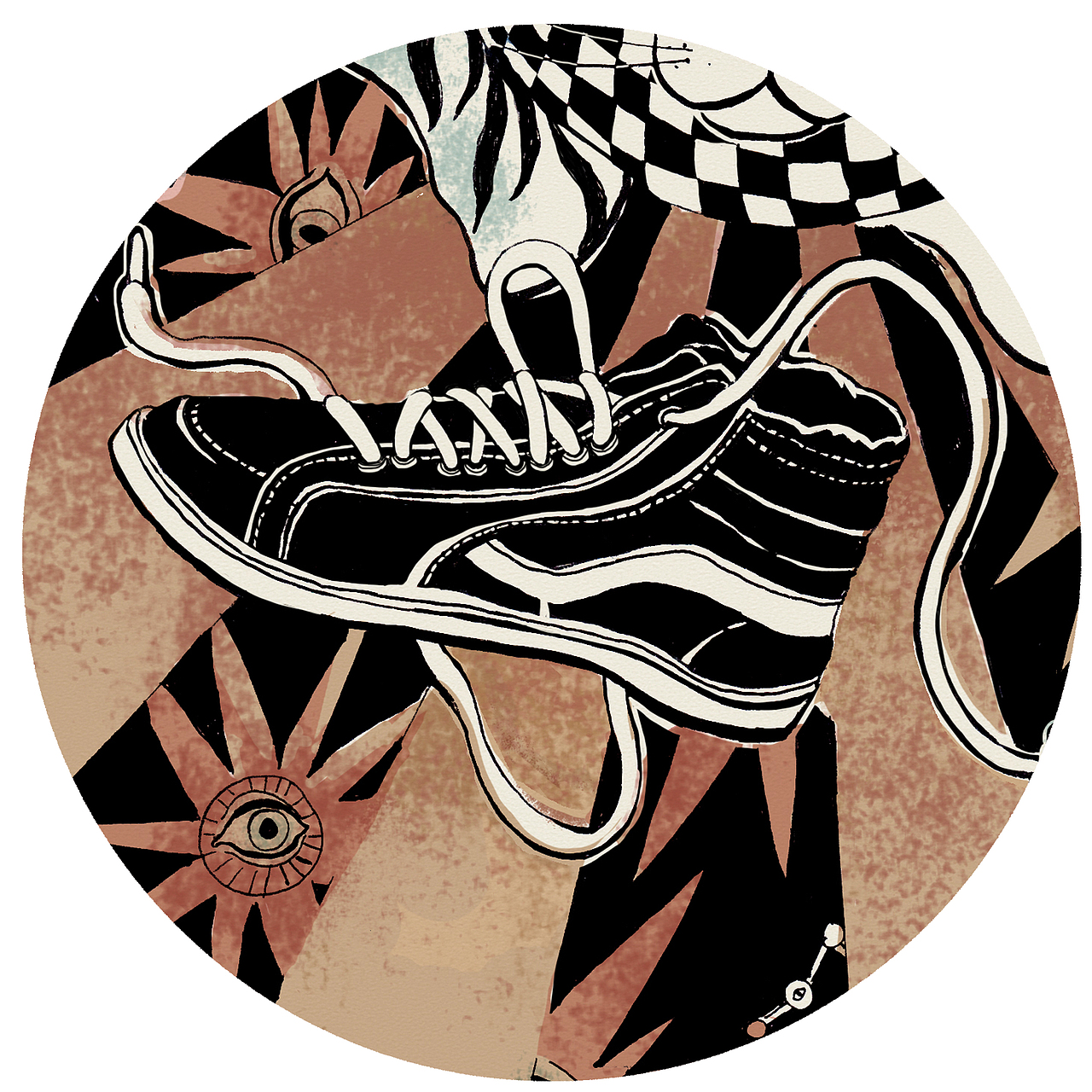 #Vans艺术家# 艺术TEE图案征集活动 【猫走 CAT GO】