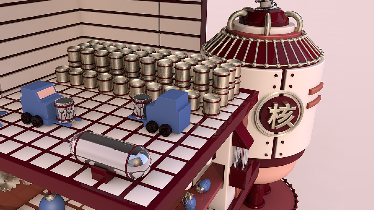 炸弹基地/BOMB BASE(C4D练习）（图ZMTc3MDk3ODEy） - 场景 - 站酷设计师Shkai原创素材 - 站酷ZCOOL