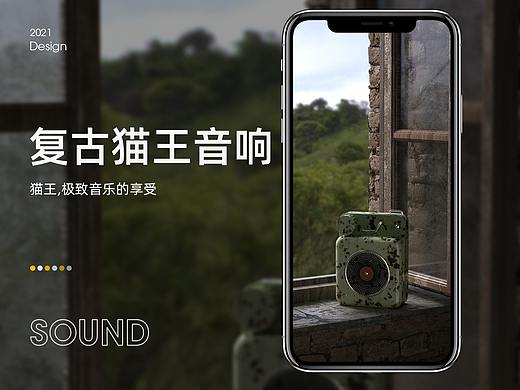 猫王音响渲染