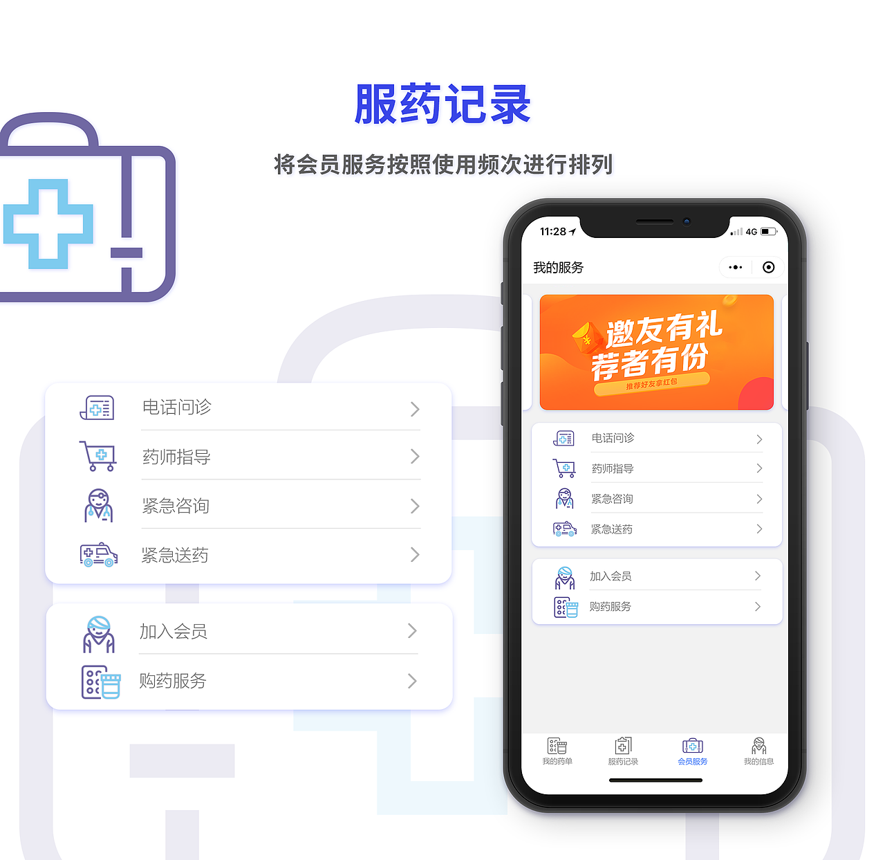 微信小程序 智医药盒v1.5（图ZMTA2NDAxNzQ4） - APP界面 - 站酷设计师夏茫原创素材 - 站酷ZCOOL