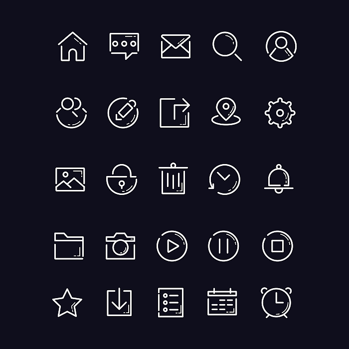 09-15 线性图标临摹