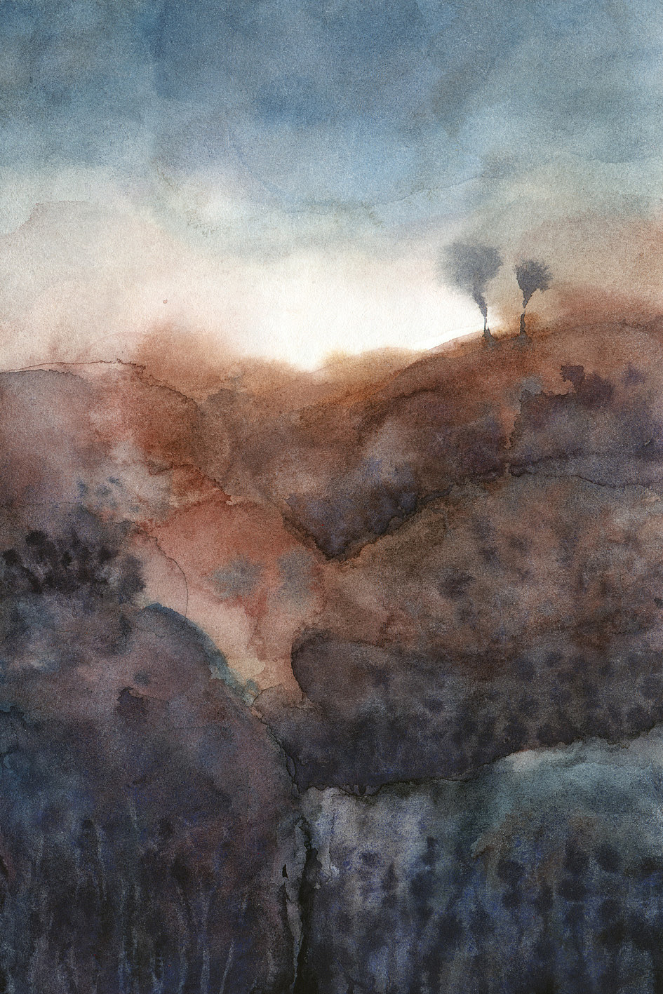 意象风景系列（六）（图ZMjQxNzc4Njgw） - 绘画 - 站酷设计师尹成伟的艺术故事原创素材 - 站酷ZCOOL