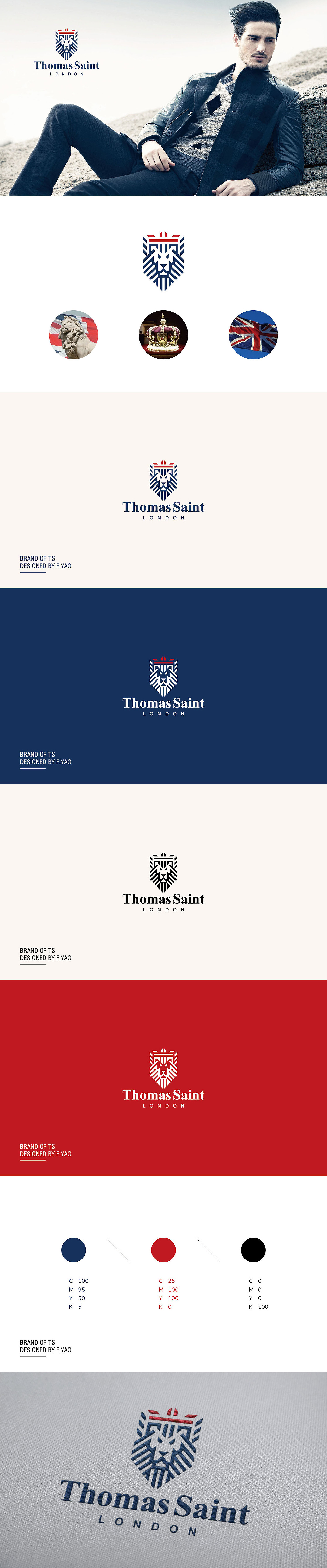 Thomas Saint （TS）男装logo提案（图ZMTE1MzkwNzQ4） - Logo - 站酷设计师我出没熊注意原创素材 - 站酷ZCOOL