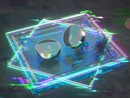 气垫BB霜 化妆品 C4D octane
