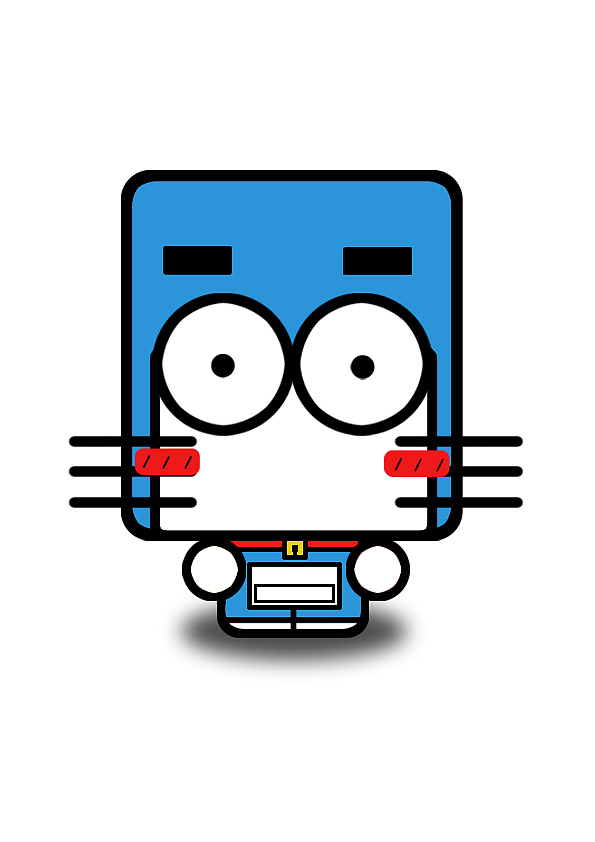 方小圆卡通人物