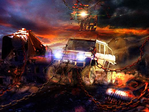 汽车海报合成教程