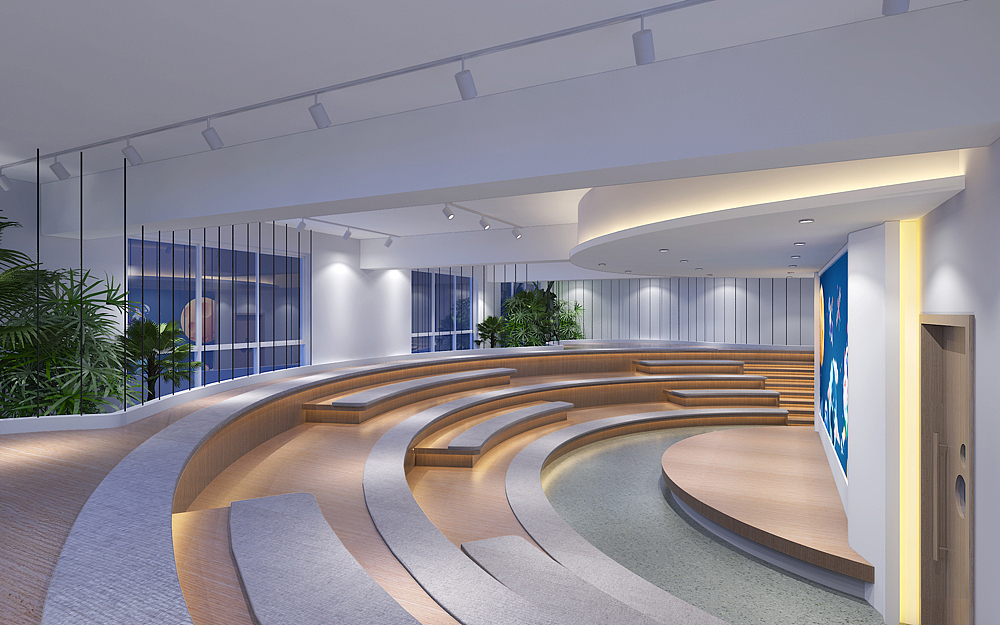 龙岗小学部多功能会议室+读书室