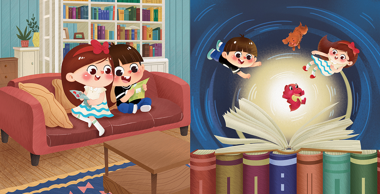 儿童绘本插图（图ZMjIxMjAxODAw） - 商业插画 - 站酷设计师PoppyLala_11原创素材 - 站酷ZCOOL