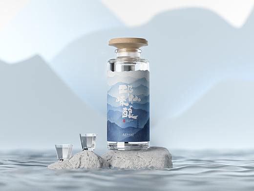 邛崃仙酿，重塑中式白酒艺术，正看成山，倒看为水。