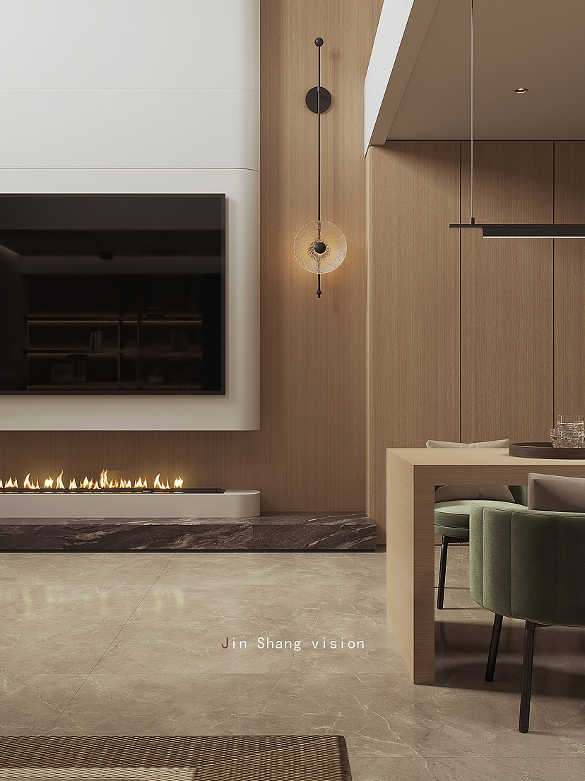 现代调子的地下室 多功能房