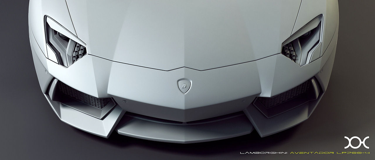 3DMAX建模Lamborghini Aventador LP700-4（图ZMjA3MjA5MTI=） - 机械/交通 - 站酷设计师XIANHUA原创素材 - 站酷ZCOOL