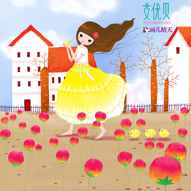 画儿晴天艾优贝唯美插画系列（图ZMTgxNzU4MTI=） - 商业插画 - 站酷设计师画儿晴天原创素材 - 站酷ZCOOL