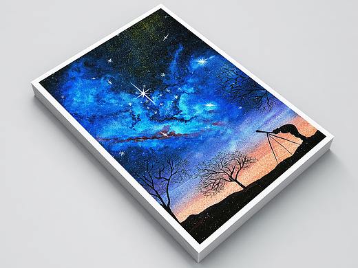 水彩星空系列3