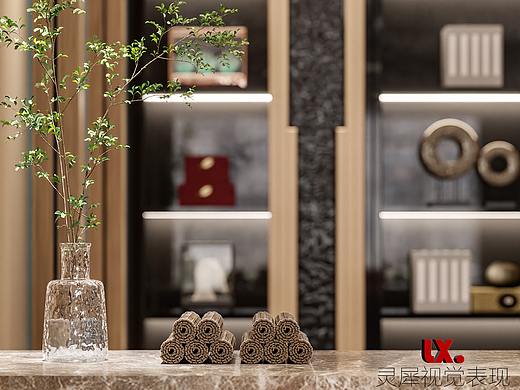 一个售楼部的设计表现。。（个人主页-ZNTEzNDk5MTY=） - 商业空间设计 - 站酷设计师武汉灵犀表现原创素材 - 站酷ZCOOL