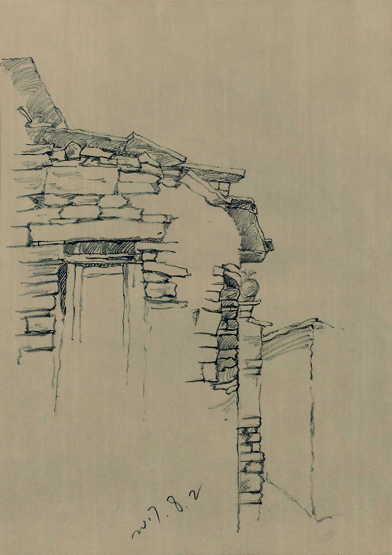 邢台古村落速写写生