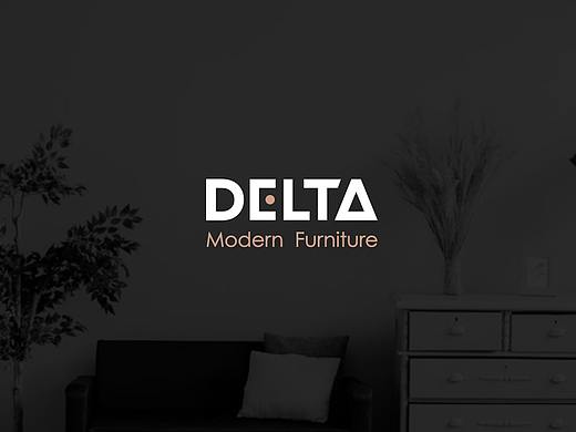 Delta 家具品牌 logo 设计