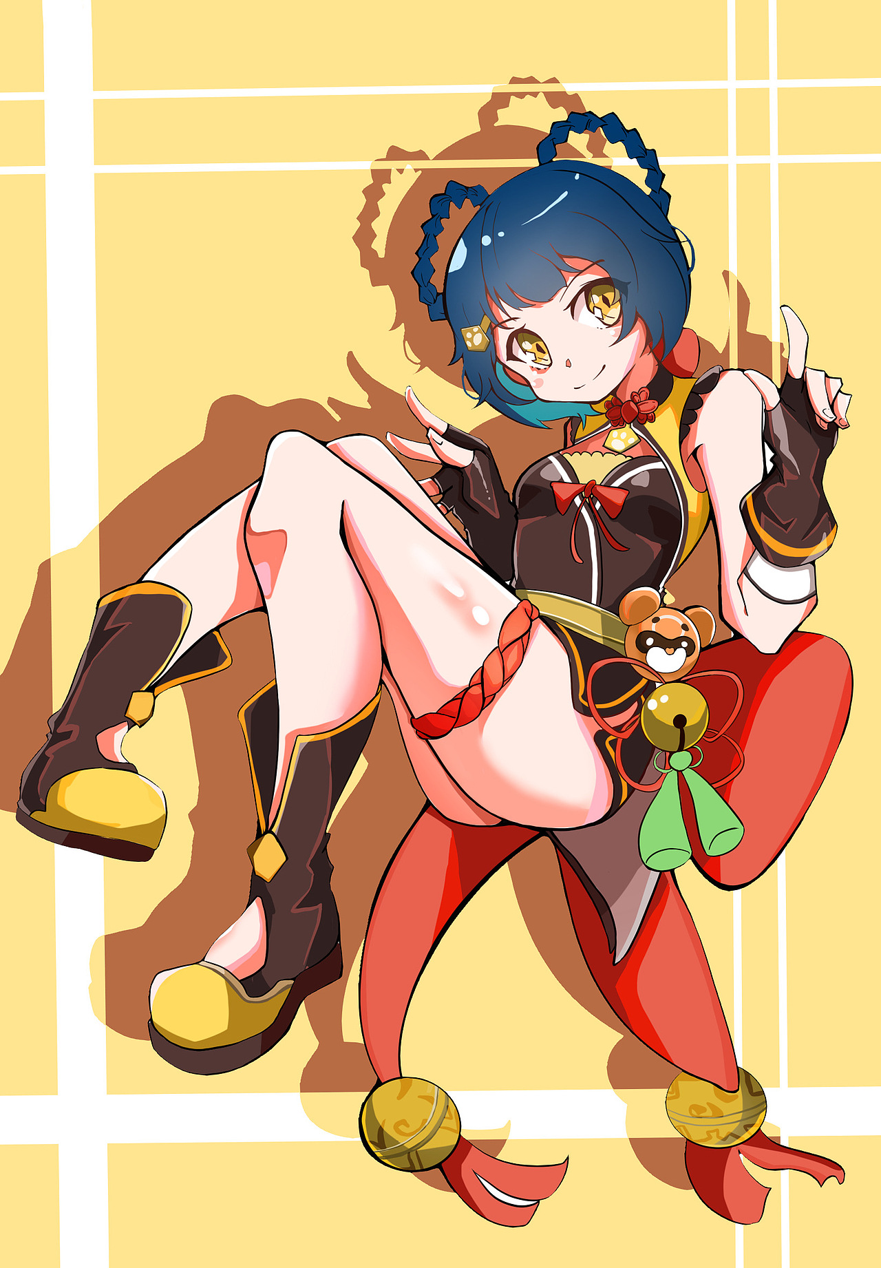 莫娜 胡桃 安柏 香菱