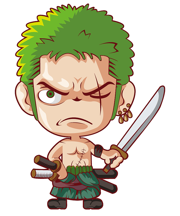 海贼王Roronoa Zoro（图ZODgxMzU0MzY=） - 创作习作 - 站酷设计师陈尺尺原创素材 - 站酷ZCOOL
