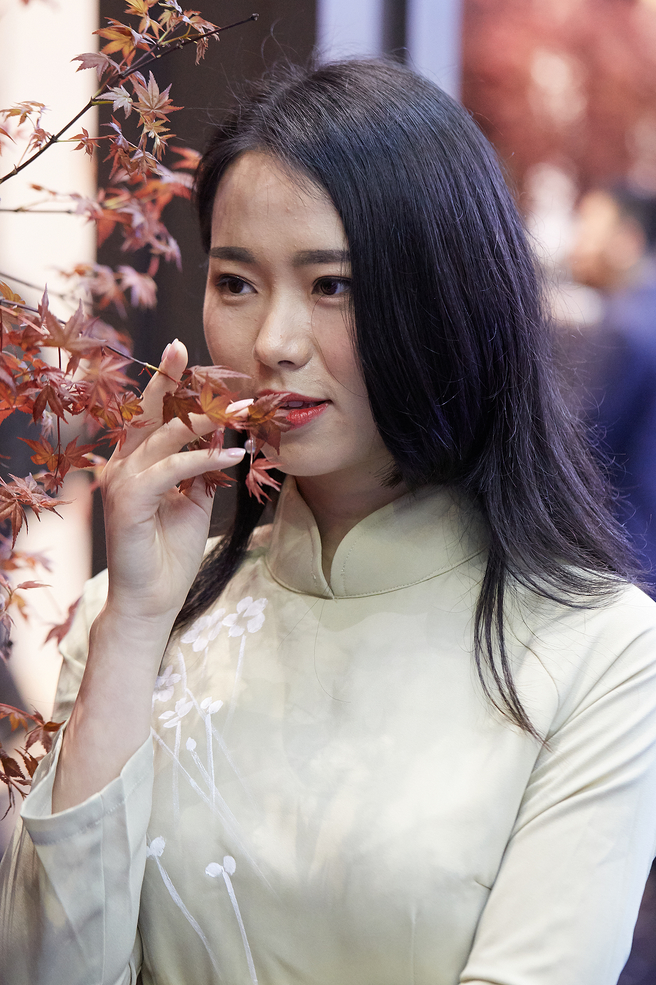 家具展会模特摄影3 活动现场女模特拍摄 人像拍照
