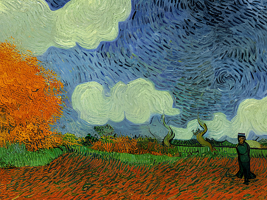 #AI创作实验室#秋天里的第一片落叶