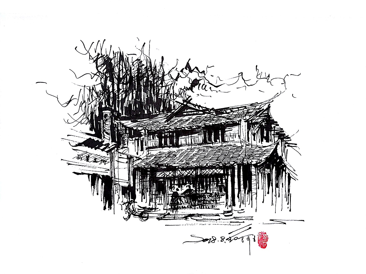 阿王速写（图ZMTI3MDA5NzQw） - 绘画 - 站酷设计师阿王手绘原创素材 - 站酷ZCOOL