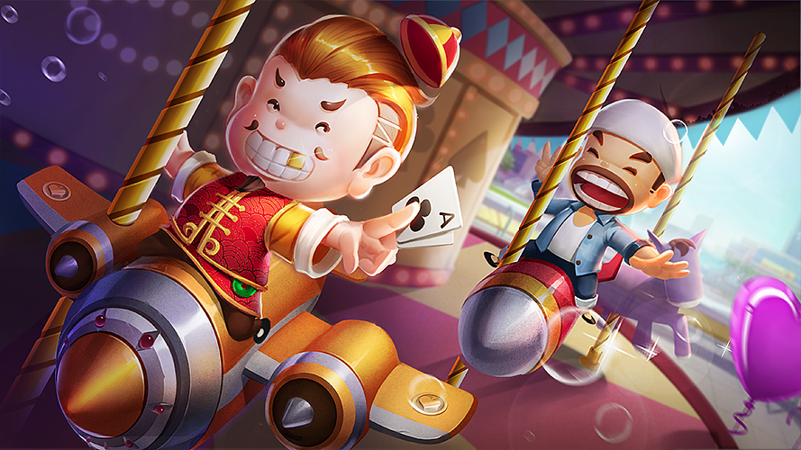 爱玩棋牌(爱玩斗地主项目)|插画|游戏原画|www211_原创作品-站酷zcool