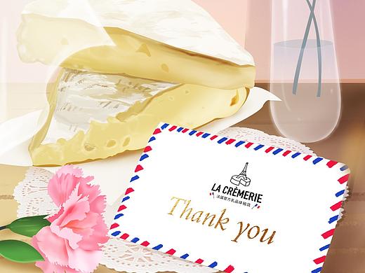 奶酪插画（母亲节）康乃馨