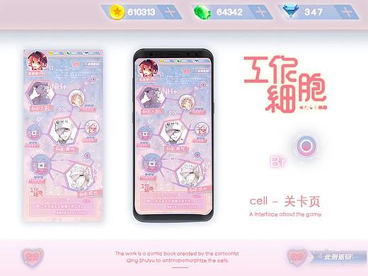 《工作细胞》-恋爱女性向游戏UI界面