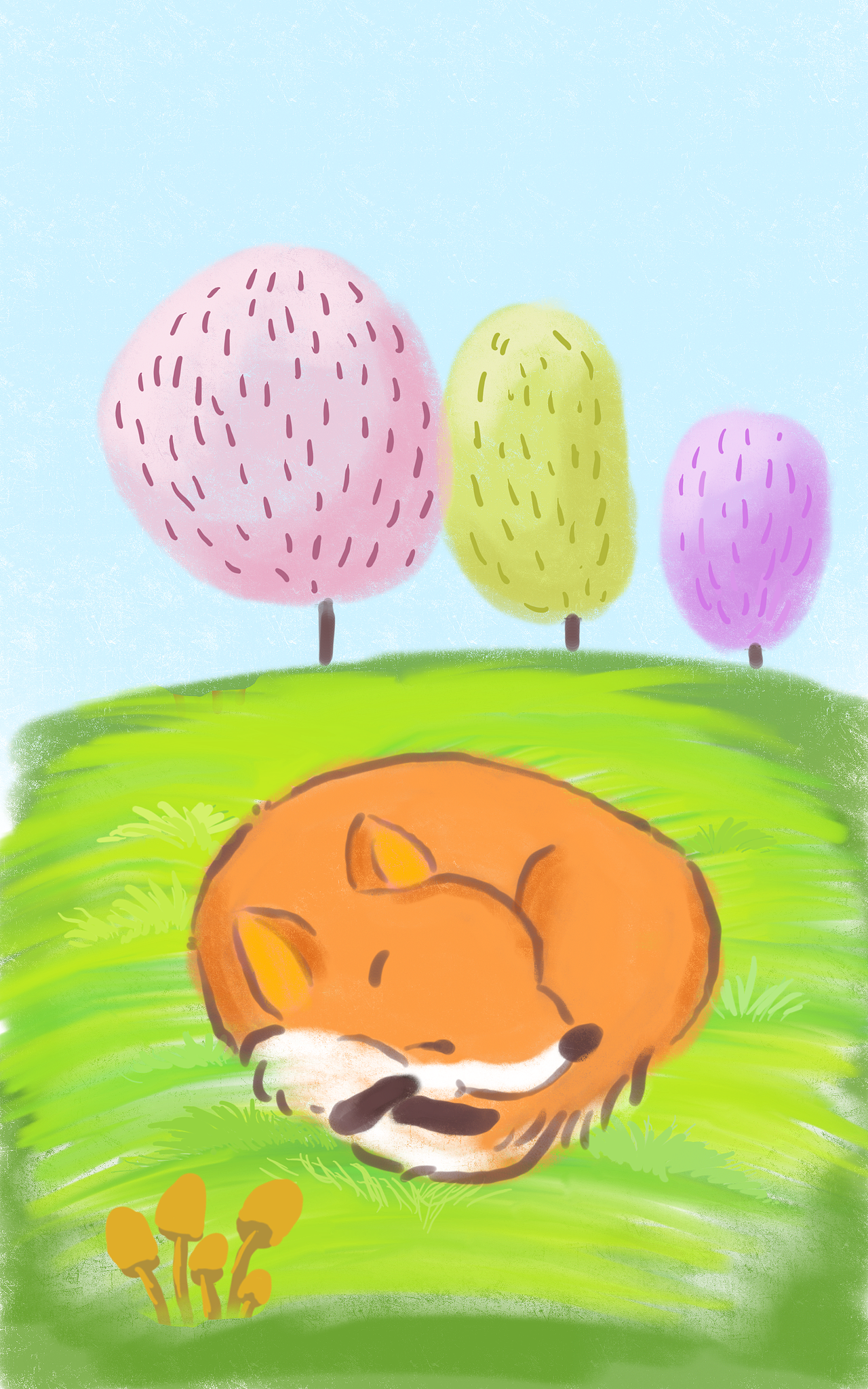 插画|四季篇（图ZMzA4MTU1MzAw） - 绘本 - 站酷设计师爱打乒乓的插画师原创素材 - 站酷ZCOOL