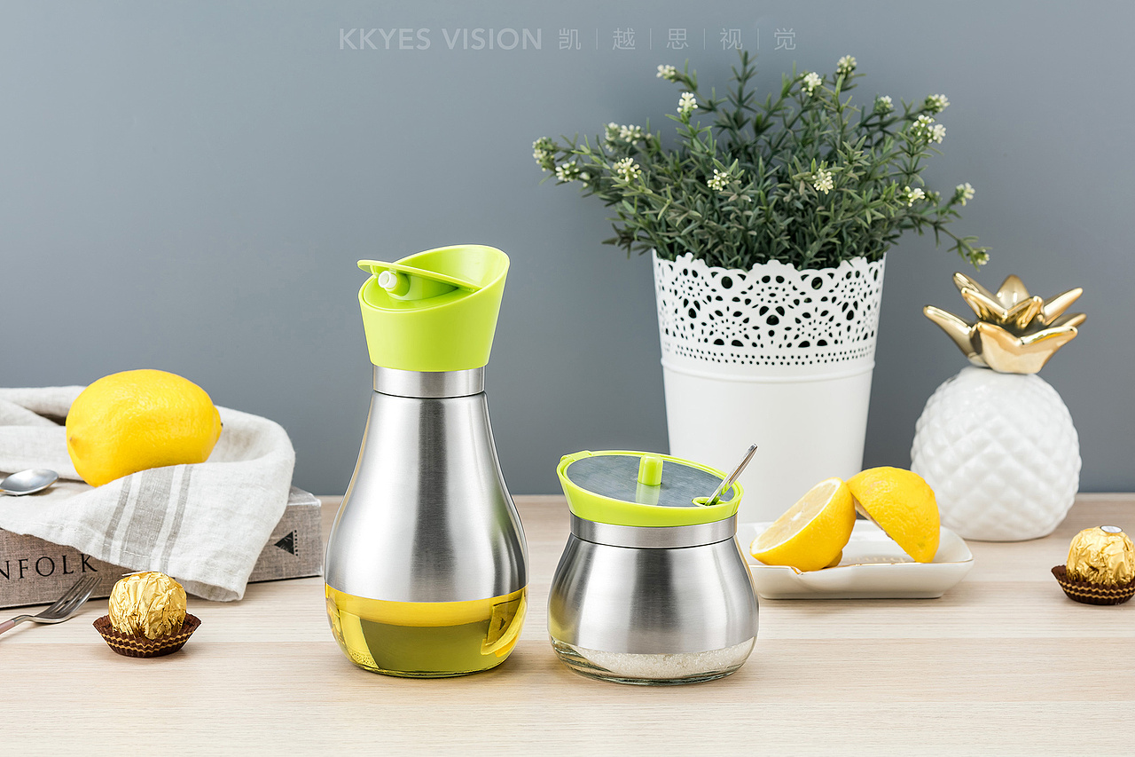 宝俪诗厨具厨房用品 调味罐油瓶 南京静物摄影产品拍摄