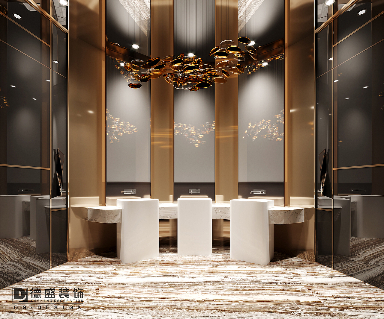 成都本土美学制造商-德盛装饰之三圣乡十月你好餐厅