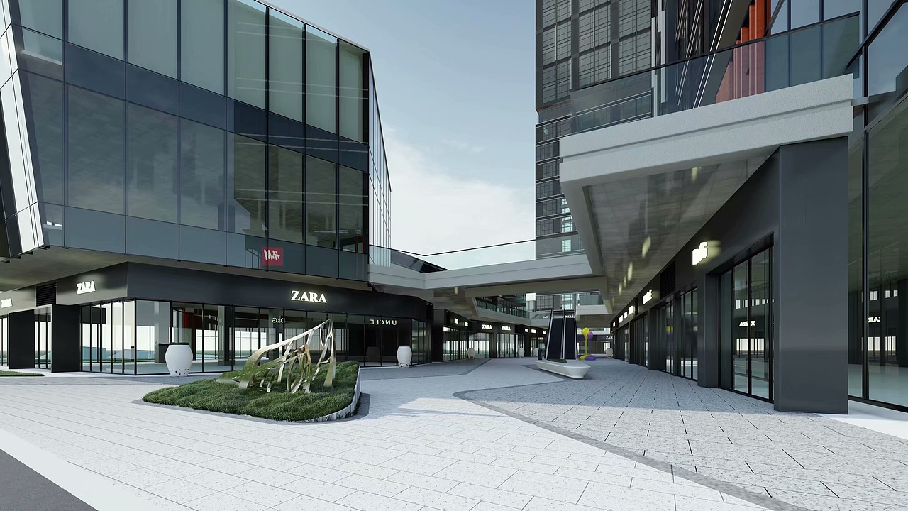 商业展示区效果