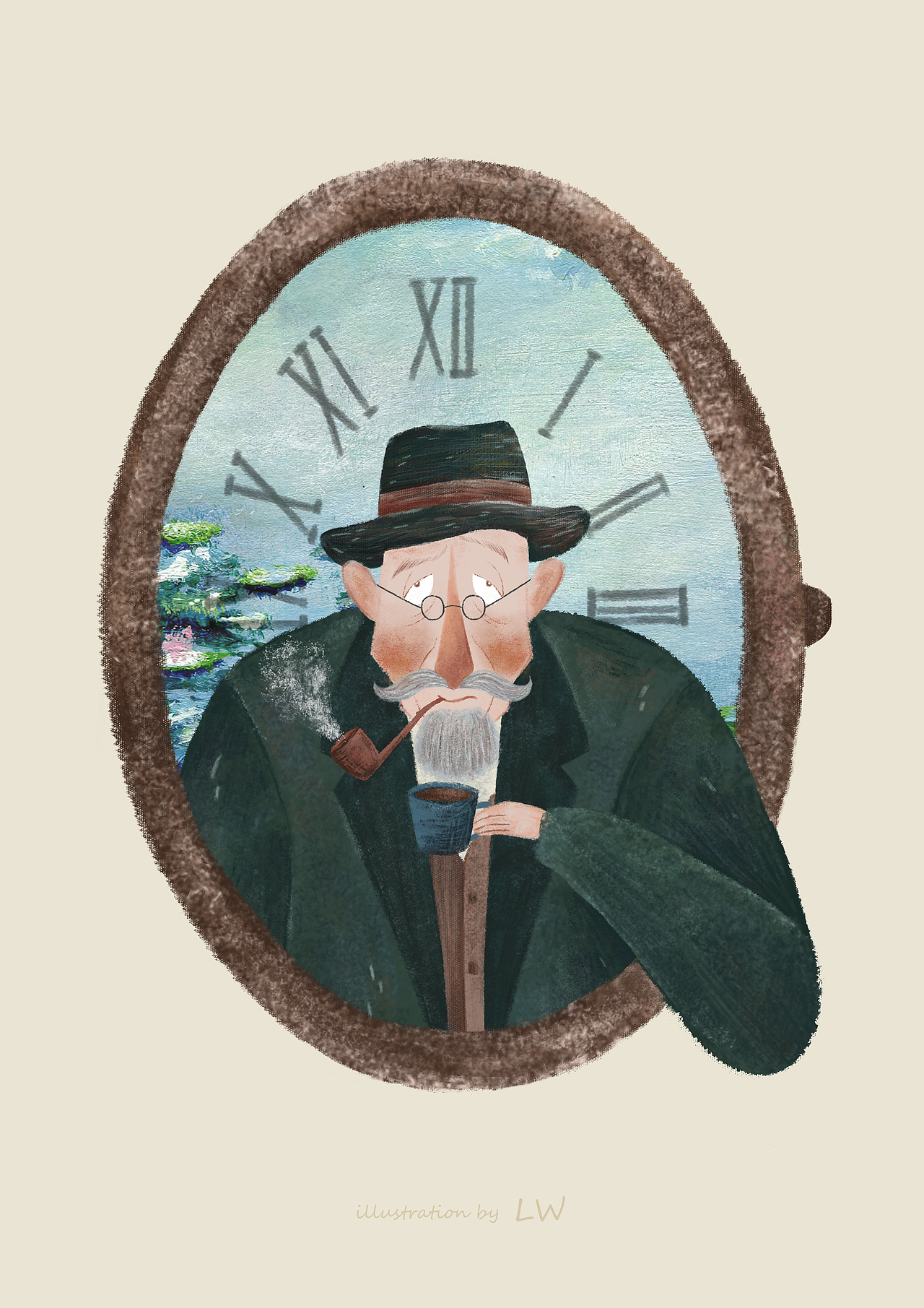 Coffee Time（圖ZMTY3MjIwNjQ0） - 創(chuàng)作習(xí)作 - 站酷設(shè)計(jì)師珞珞_LW原創(chuàng)素材 - 站酷ZCOOL