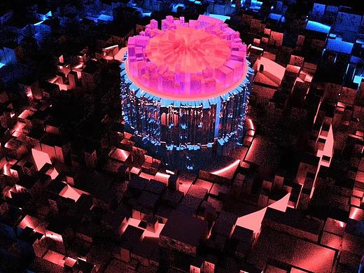 練習(xí)c4d科技場(chǎng)景（個(gè)人主頁(yè)-ZMzUwNDM2NjQ=） - 場(chǎng)景 - 站酷設(shè)計(jì)師胖達(dá)木頭原創(chuàng)素材 - 站酷ZCOOL