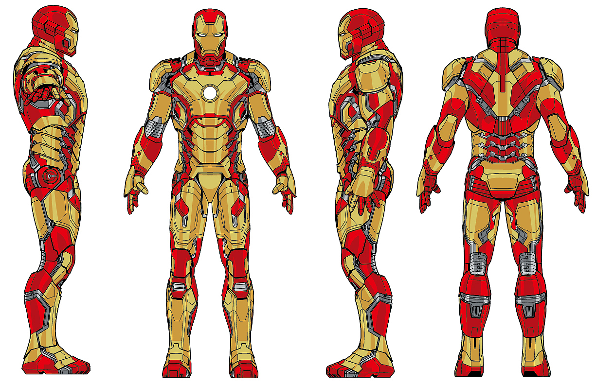 Iron Man 鋼鐵俠（圖ZODUwMzM0OTY=） - 其他動漫 - 站酷設(shè)計師NiUONG原創(chuàng)素材 - 站酷ZCOOL