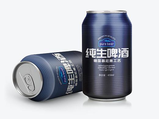 啤酒易拉罐包装设计