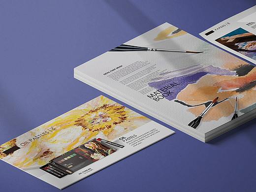 2021画材颜料包装设计及展示画册