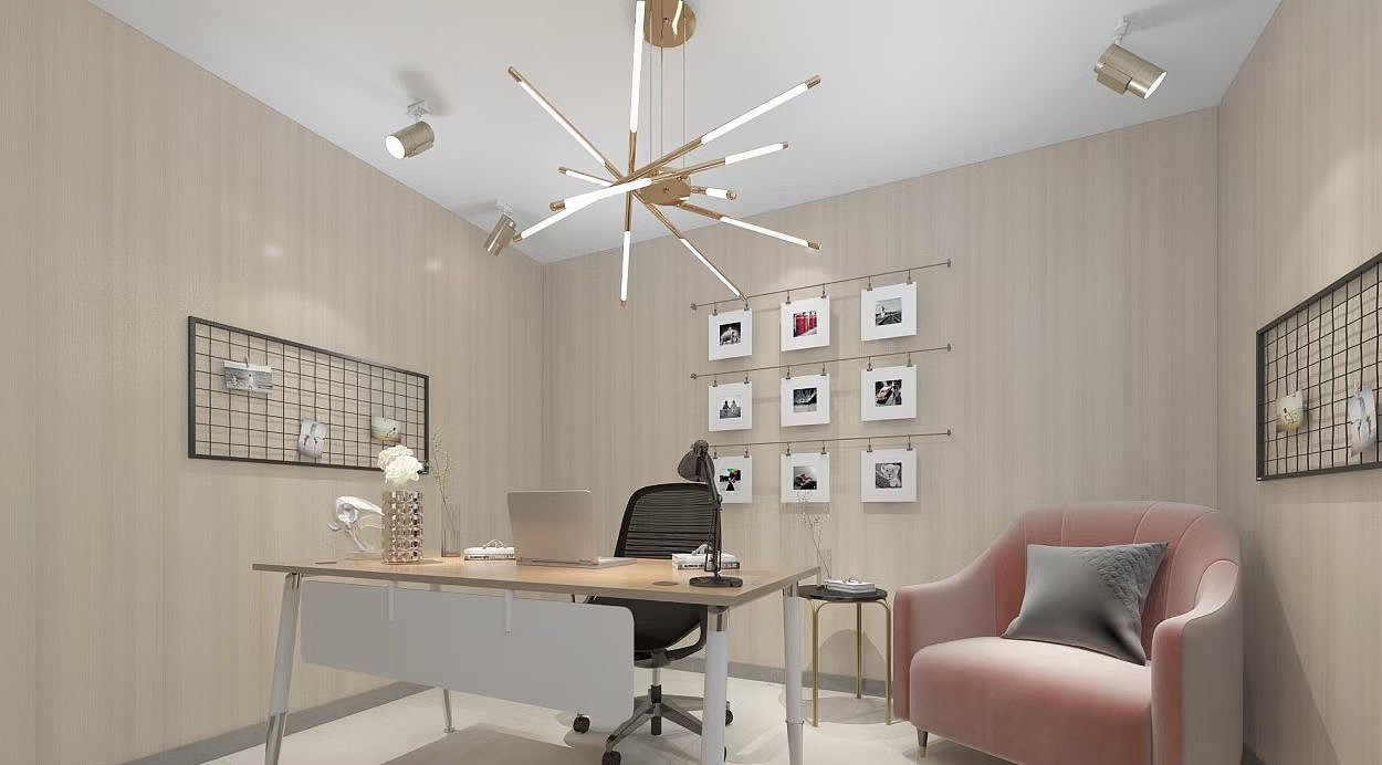 工装直播间设计——简约柔和的轻文艺