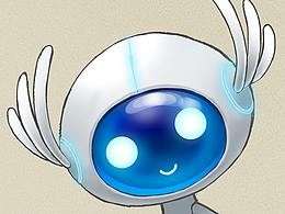 某AI品牌吉祥物设计初稿