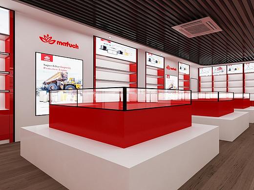 马弗店面工装设计3D效果图