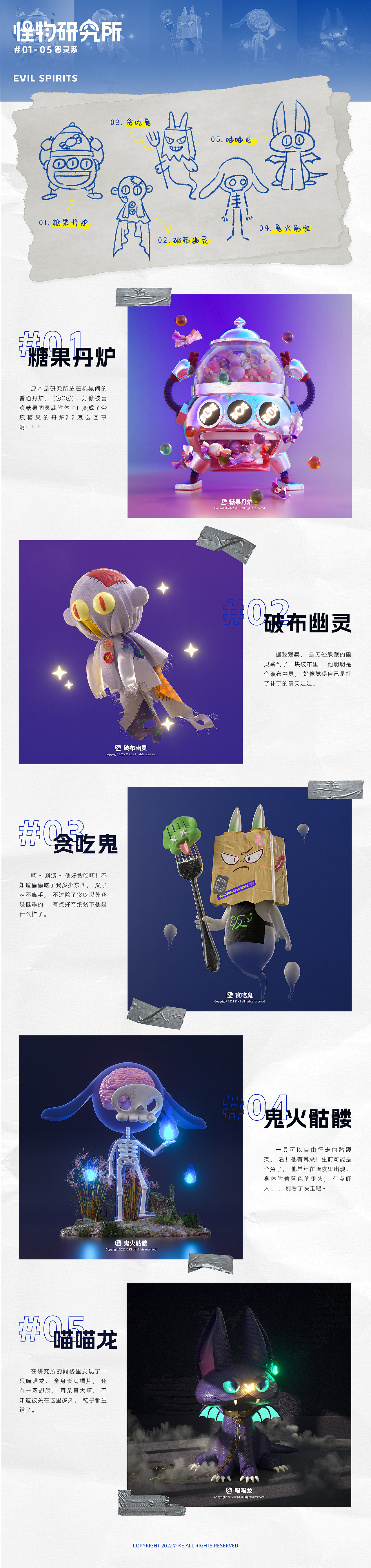 怪物研究所（图ZMzE1NTczOTI4） - 其他三维 - 站酷设计师阿柯Ke原创素材 - 站酷ZCOOL