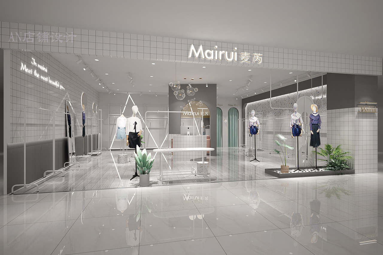 女装店（图ZMjE0NzUzMDIw） - 家装设计 - 站酷设计师An店铺设计原创素材 - 站酷ZCOOL