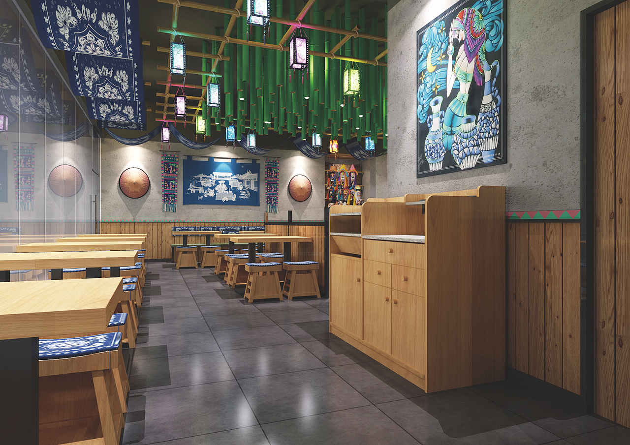 古阿寨 丨 小锅米线丨阿上子品牌（图ZMTg0NTIxMDUy） - 品牌 - 站酷设计师青蓝全案设计原创素材 - 站酷ZCOOL