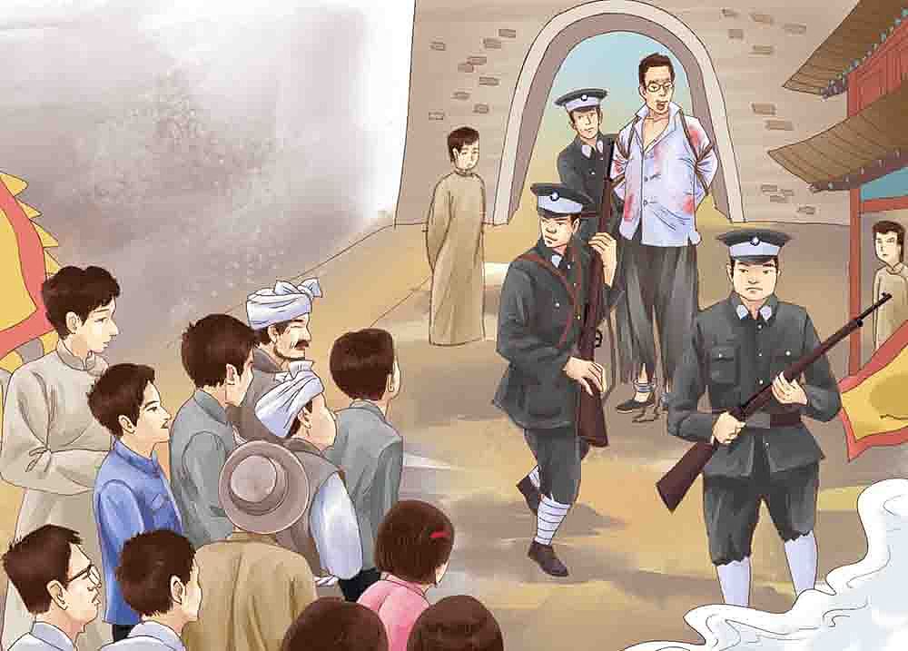 抗战题材小插图几幅（图ZMjcyNzkwNTM2） - 商业插画 - 站酷设计师苇子葭原创素材 - 站酷ZCOOL