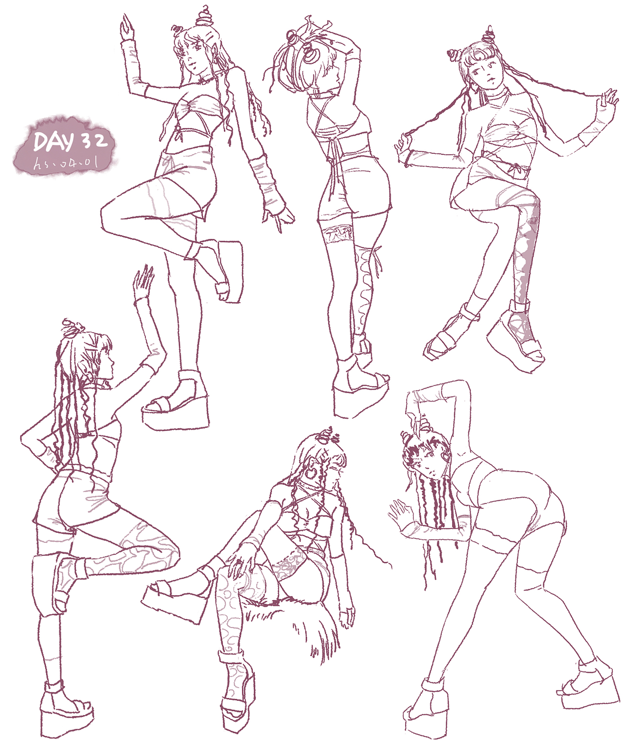 #速写60天挑战赛# Day 32 @速写班长